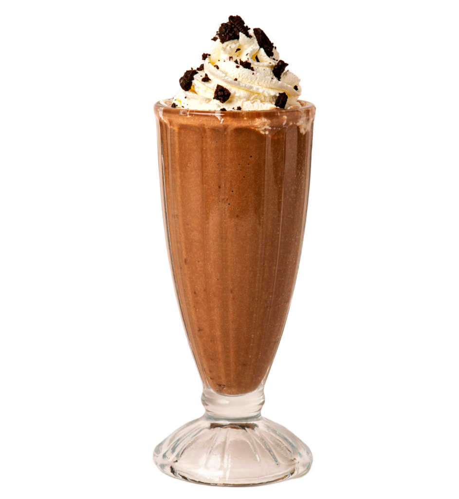 Batido de chocolate con nata